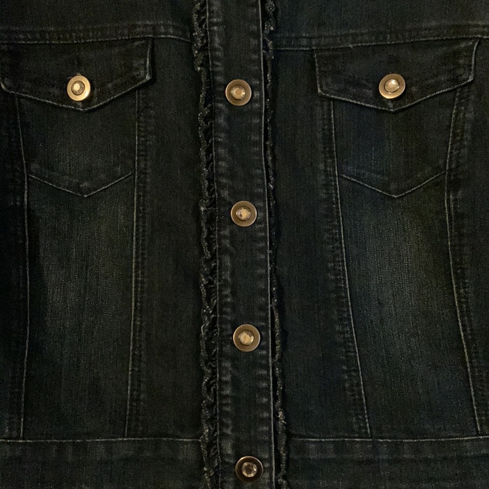 Ashley Stewart Jean Jacket Size 4x - Picture 2 of 7